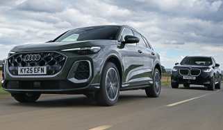 Audi Q5 vs BMW X3 - front tracking