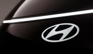 Hyundai Staria Brussels Motor Show teaser - front badge